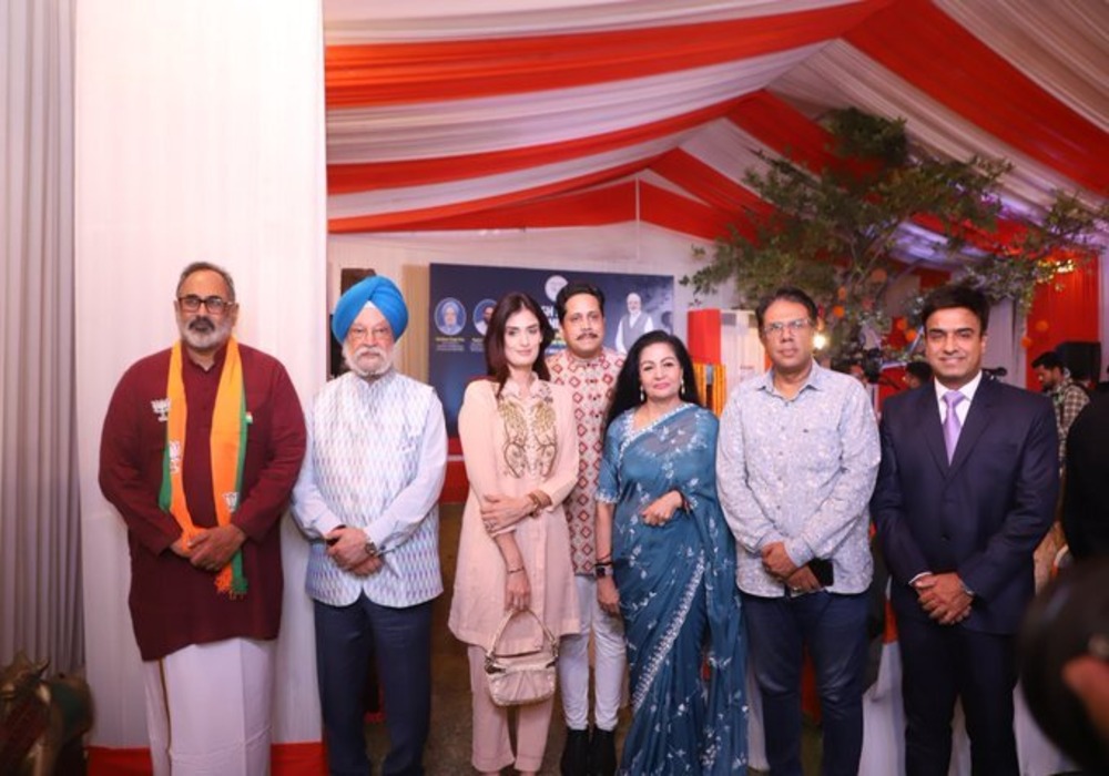 Delighted to join my friend & colleague Sh Rajeev Ji to welcome some of the country's top IT Professionals, innovators, startup leaders & intellectuals at an interaction on India's exemplary advancement in the information technology & digital arena under 
